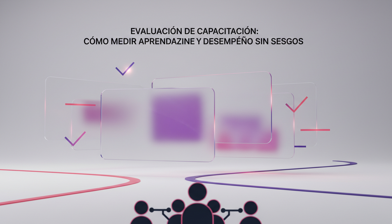 Evaluación de capacitación: cómo medir aprendizaje y desempeño sin sesgos