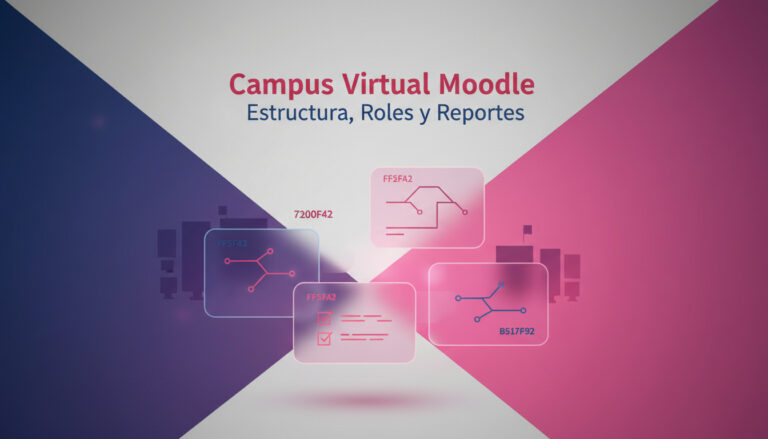 Campus virtual Moodle para empresas: estructura, roles y reportes