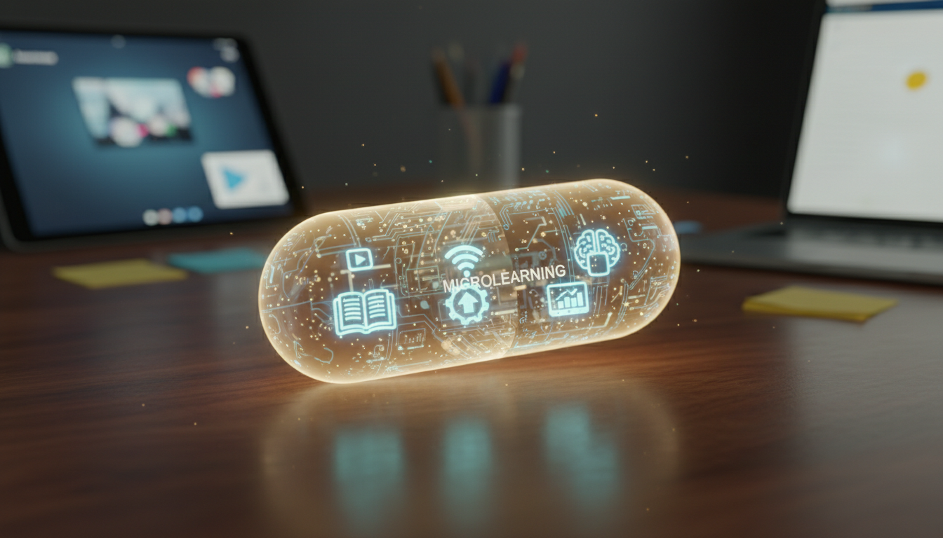 Plataforma microlearning: cómo diseñar píldoras de capacitación que sí se completan