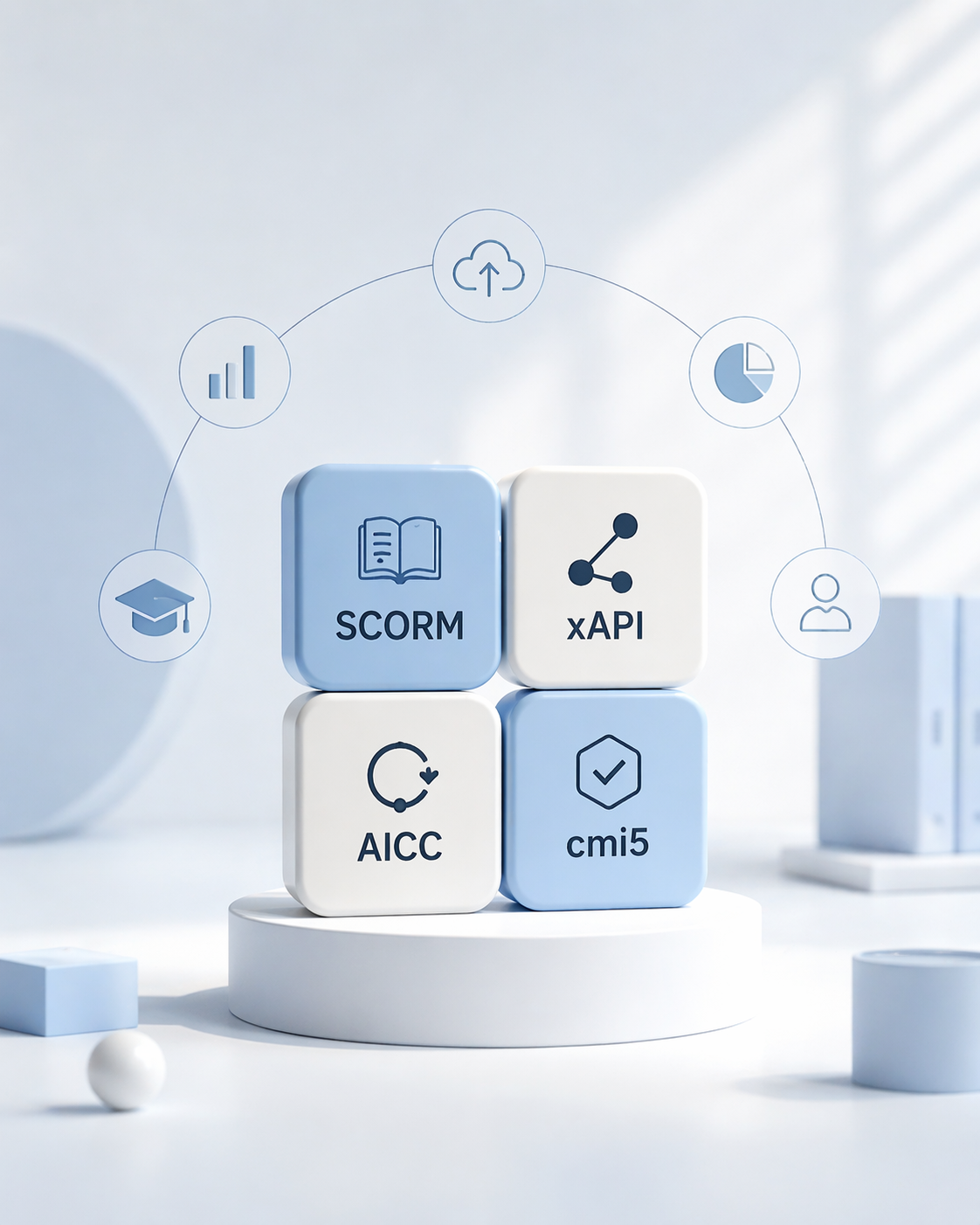 Estándares eLearning: SCORM, xAPI, AICC y cmi5 explicados